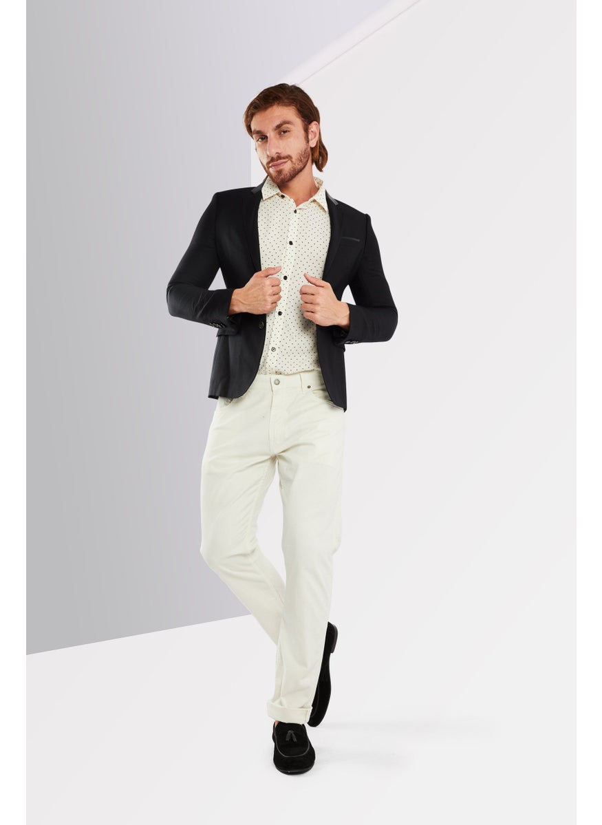 THE KOOPLES Men Regular Fit Solid Formal Blazer, Black  - Image 1