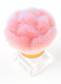 Ru syanl Dust Brush for Acrylic Nails Pink Rose Soft Brush Nail Art Dust Remove Makeup Brush Manicure Brush Clean Up Tool Nail Art Brush  - Image 3
