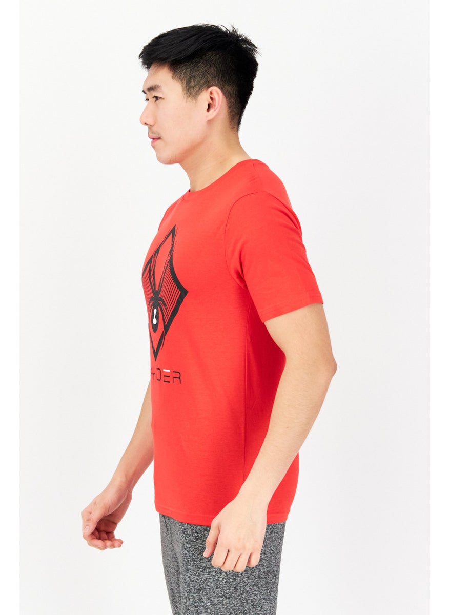 Men Crew Neck Short Sleeve Brand Logo T-Shirt, Red - pzsku/ZCA5995B5085B68AF38FBZ/45/_/1740320117/79b08587-a4ac-4e1e-a9c2-37f7ca424462