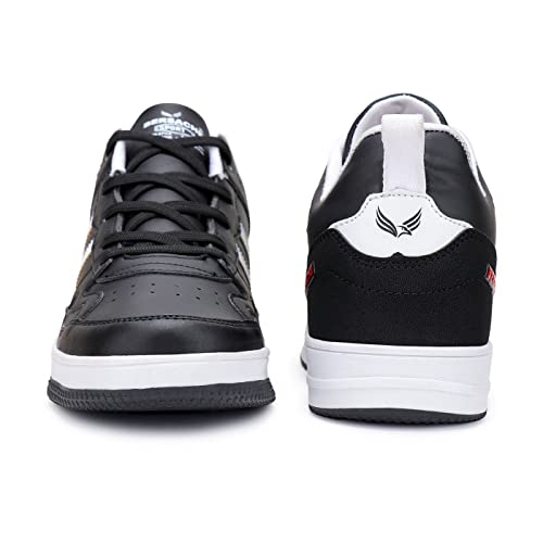 BERSACHE Premium Sports, Gym, Trending, Stylish Running Shoes for Men (Black, 9 UK) - Image 5