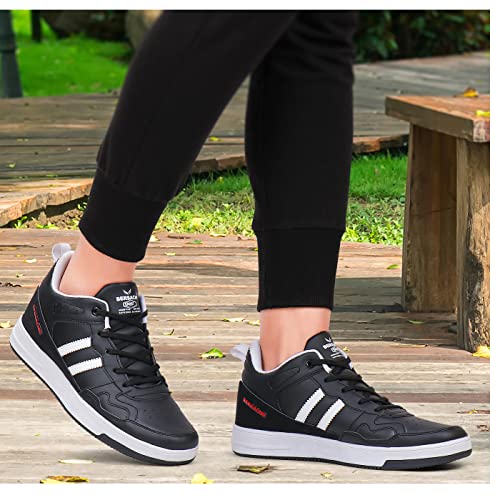 BERSACHE Premium Sports, Gym, Trending, Stylish Running Shoes for Men (Black, 9 UK) - Image 2