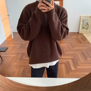 Crewneck Sweater Mens Autumn and Winter Couples Fashion Brand Warm Neutral Style Sweater Pullover Base Sweater Brown - pzsku/ZCA59D50436BDCDCAB688Z/45/1746228957/3994921e-1506-4aef-ada5-c1996cdbe8d8