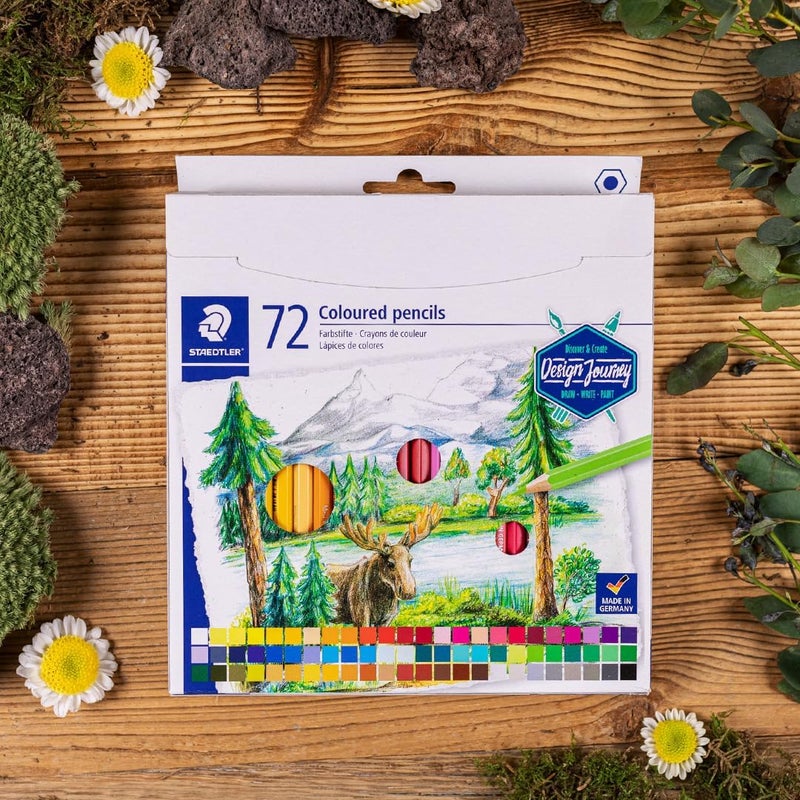 Staedtler Design Journey 146C C72 Box of 72 Assorted Coloured Pencils - Image 5