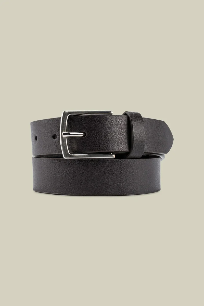 Doppelganger Classic men's belt in 100% leather without stitching - Brown