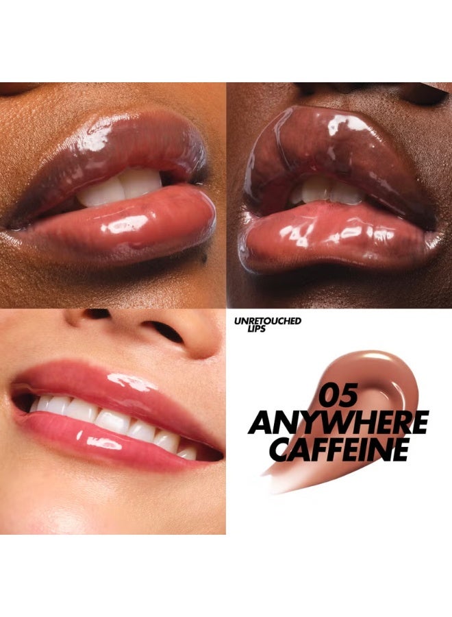 MAKE UP FOR EVER SUPER BOOST LIP GLOSS - 05 - ANYWHERE CAFFEINE - Image 2