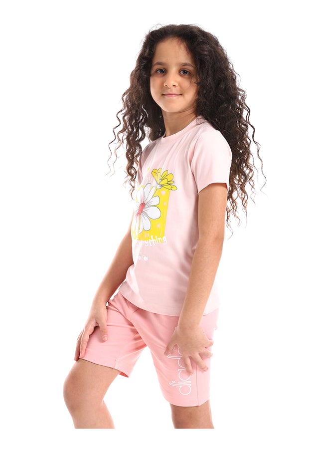 DIADORA Girls Cotton Printed T-Shirt - Image 3