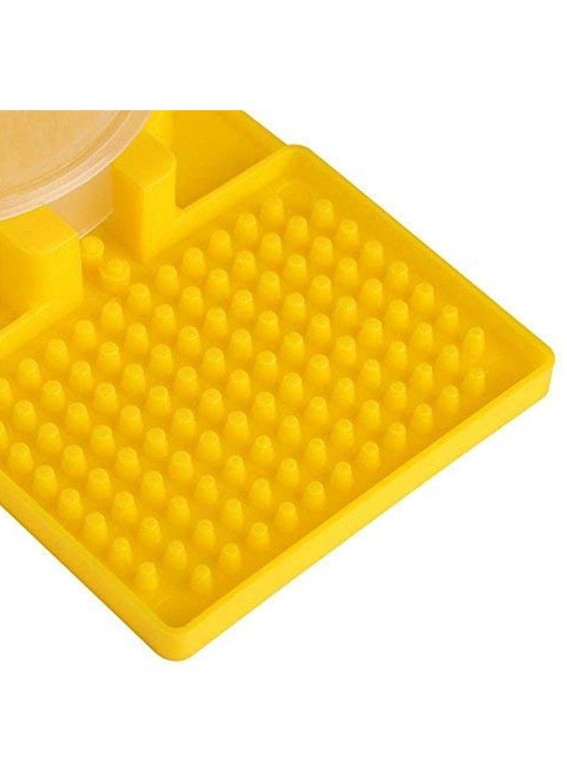 SYOSI 2 Pack Bee Water Feeder Beehive Bee Feeder Beekeeping Equipment Nest Beekeeper Tool Honey Beehive Entrance Feeder Transparent Bee Feeder Safety and Easy to use For Beekeeping Bee Feeder - Image 5