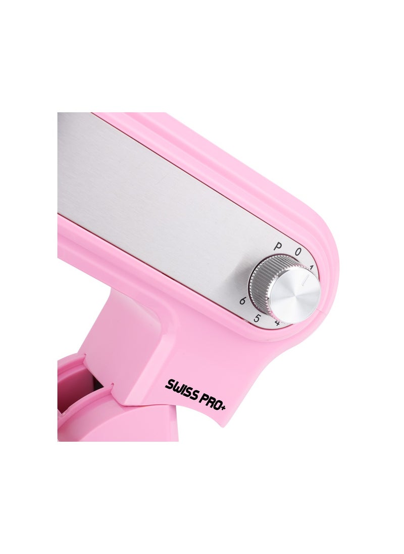Swiss Pro+ - Stand Mixer - 300 W - Stainless Steel - Pink - 3.5 L - Image 1