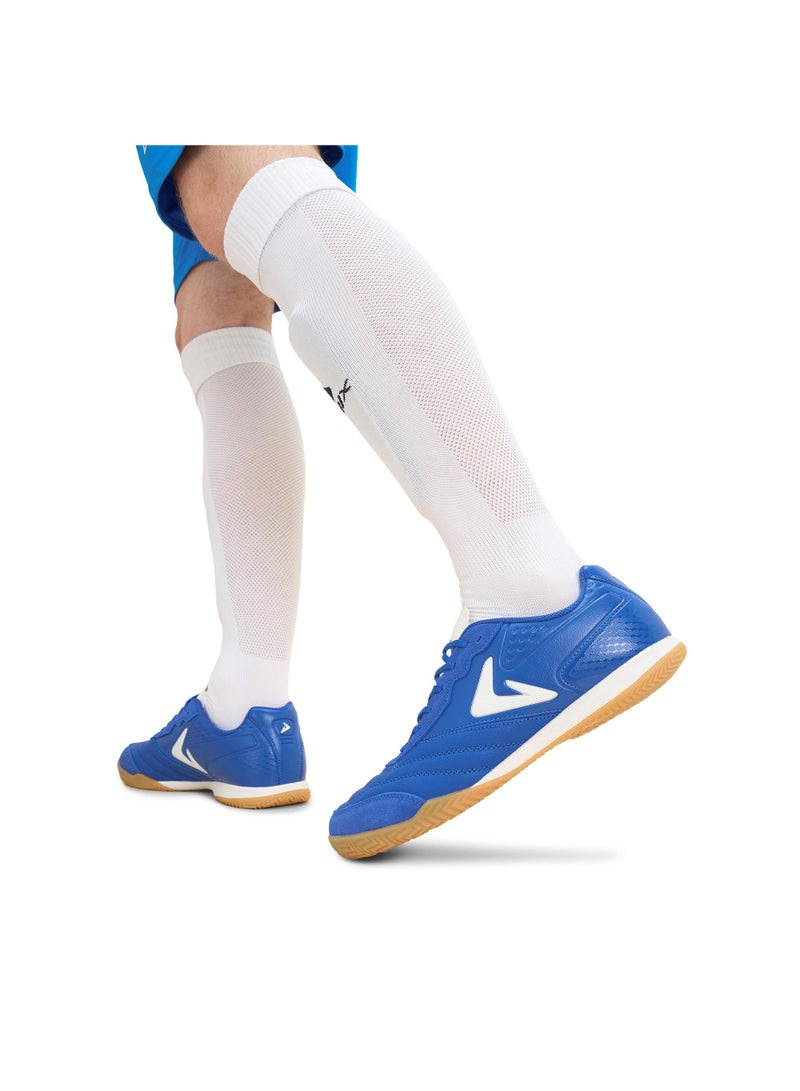 Demix Armando Legacy IN Men's Gym Boots – Blue,  Indoor Rubber Outsole for Parquet & Asphalt, Stable Heel Cup, Secure Lacing for Comfort