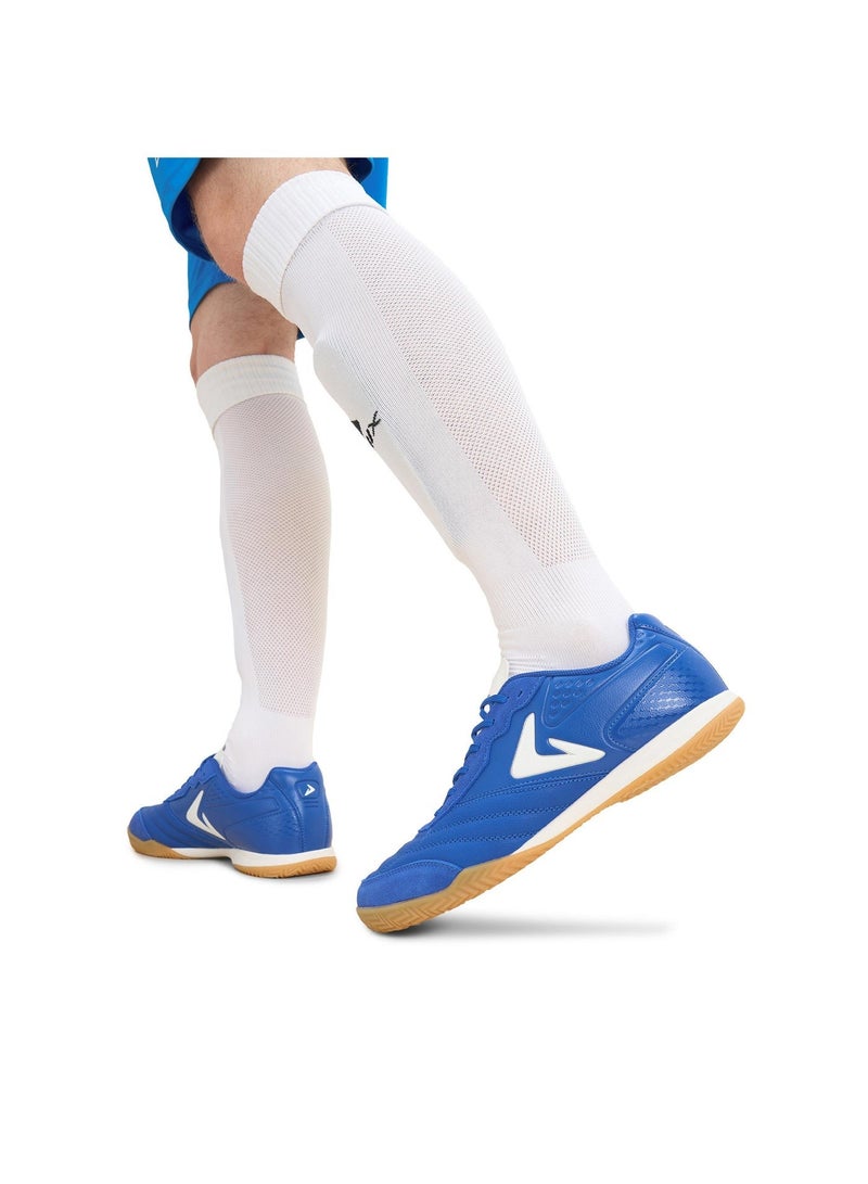 Demix Indoor Football Shoes for Men – Blue with Non-Marking Rubber Outsole, Stable Heel Cup, Sport Shoes - Image 2