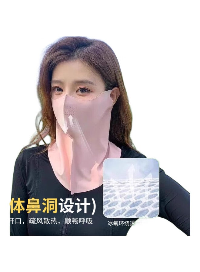 Kelme Sun Protection Face Mask, Ice Silk Face Mask For Women, Cycling Uv Protection, Seamless Face Shield, 3D Sun Protection Face Cover - Image 3