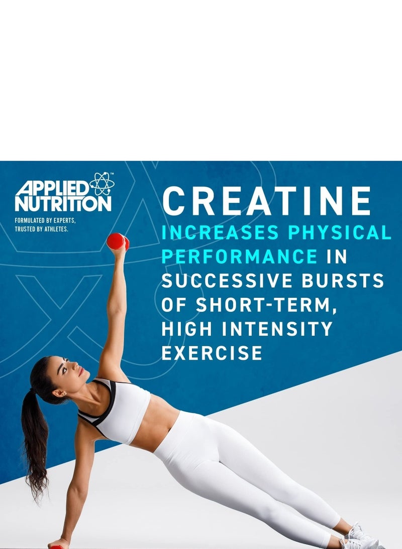 أبلايد نيوتريشن كرياتين مونوهيدرات ميكرونيزد 50 حصة 250 جرام، آيسي بلو راز - Image 3