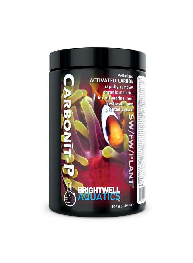 Brightwell Aquatics Carbonit-P - Activated Carbon Filter Media for Marine and Freshwater Aquarium, 500-g (CRBP500) - Image 1