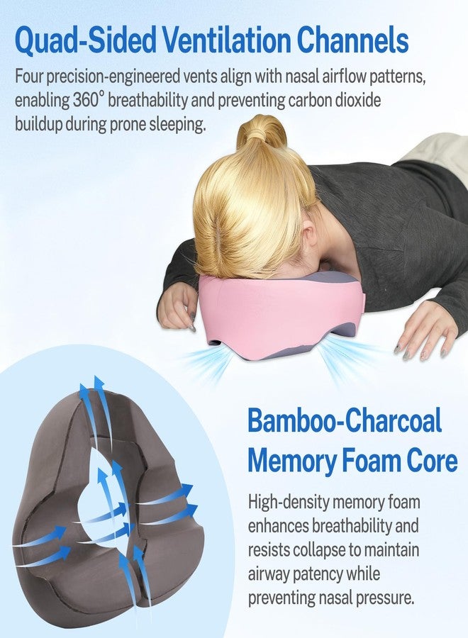KUAZIDAR Adjustable Width Face Down Pillow for Vitrectomy & Eye Surgery Recovery,Massage Headrest for Bed with Memory Foam Massage Cushion,Removable Cover for Spa, Tanning & Stomach Sleeper Support. - Image 2