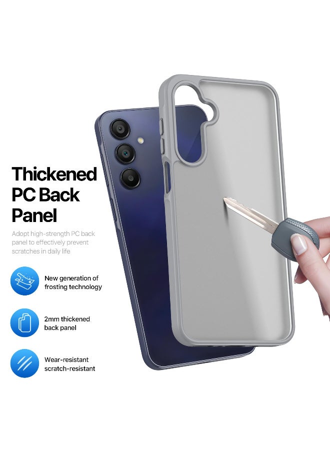 DUX DUCIS Yind Series Cover for the Samsung Galaxy A17 5G mobile phone a slim, TPU Hybrid PC  cover made of TPU, polycarbonate silicone - Grey - Image 5