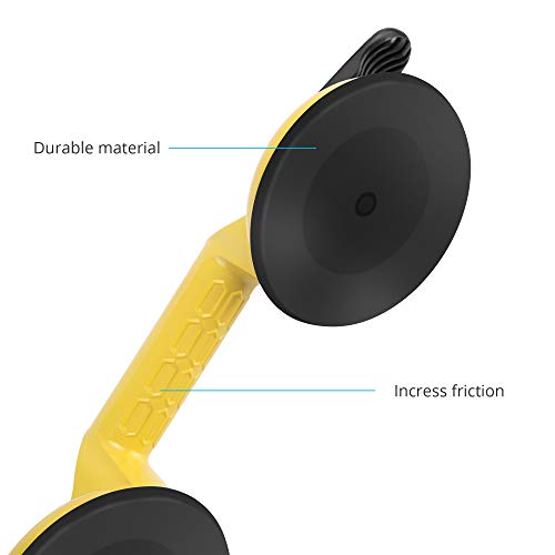 FCHO Glass Suction Cups Heavy Duty Aluminum Vacuum Plate Handle Floor Holder Hooks to Lift Large Glass/Tile Suction Cup Lifter/Moving Glasses/Pad for Lifting/Dent Puller (2 Pack) - Image 2