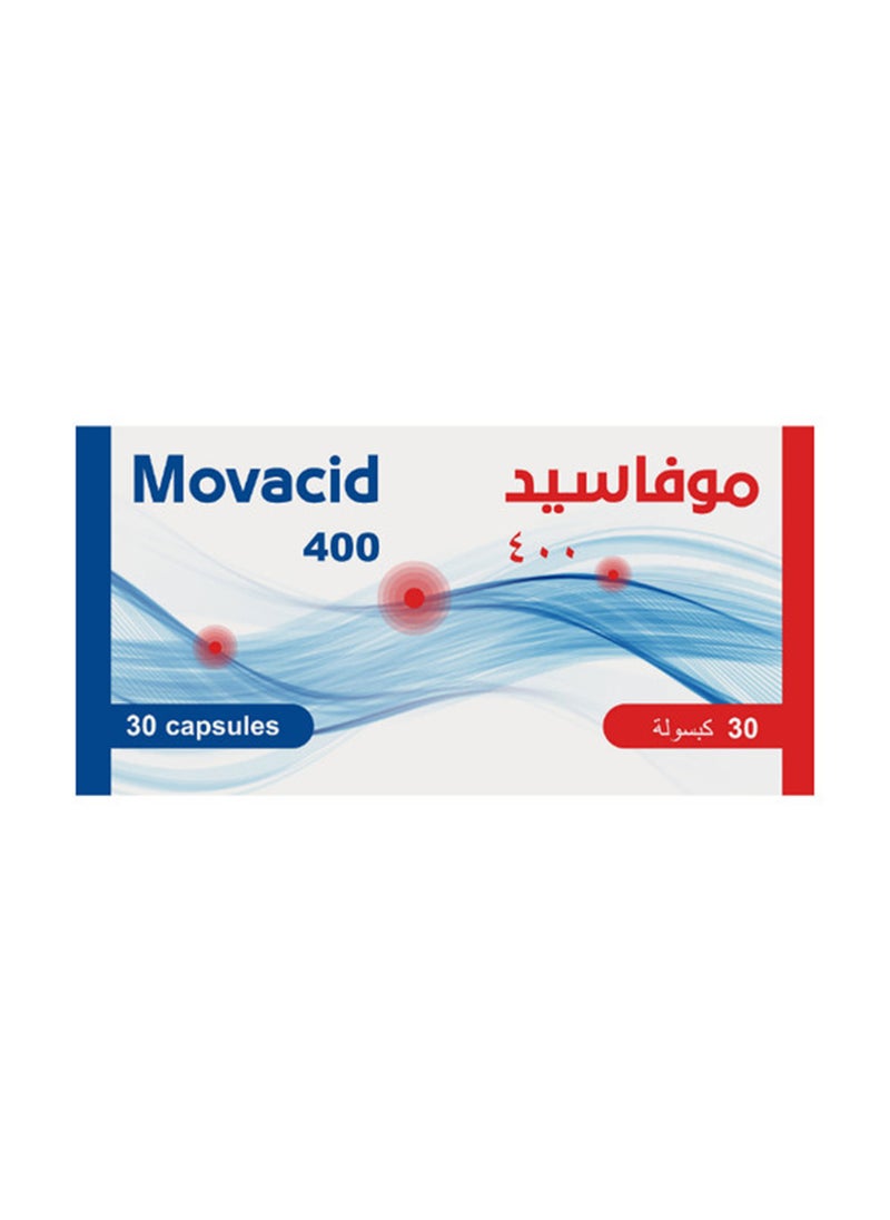 Noor AlQmar Movacid 400 Mg To Support Nervous System Health - 30 Capsules  - Image 1