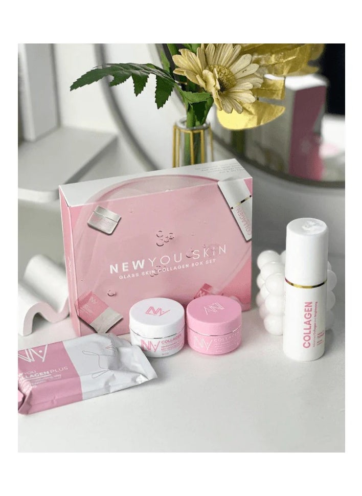 New You New You Skin Glass Collagen Skin Box Set  - Image 1