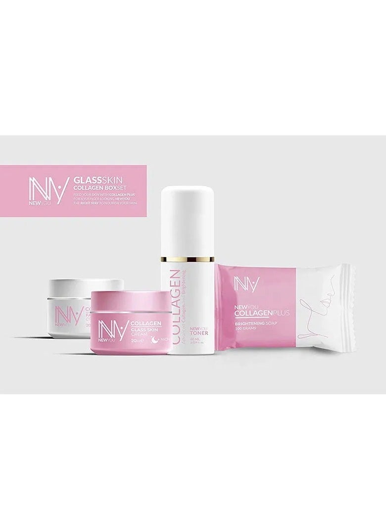 New You New You Skin Glass Collagen Skin Box Set  - Image 2