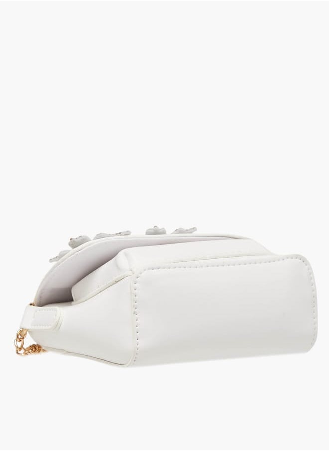 Flora Bella By Shoexpress - Girls Butterfly Embellished Crossbody Bag With Chain Strap And Button Closure Ramadan Collection - Image 1