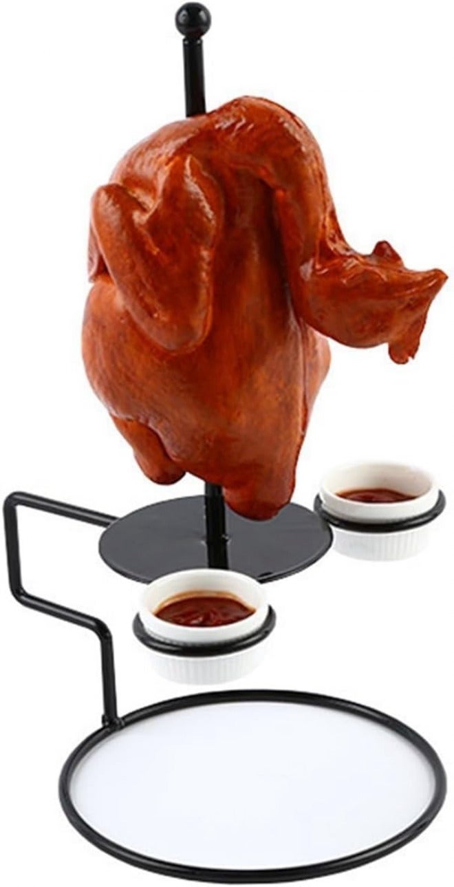 Fast Food Baskets Restaurant Iron Tableware, Grilled Chicken Rack, Onion Ring, Stainless Steel Bagel - Image 5