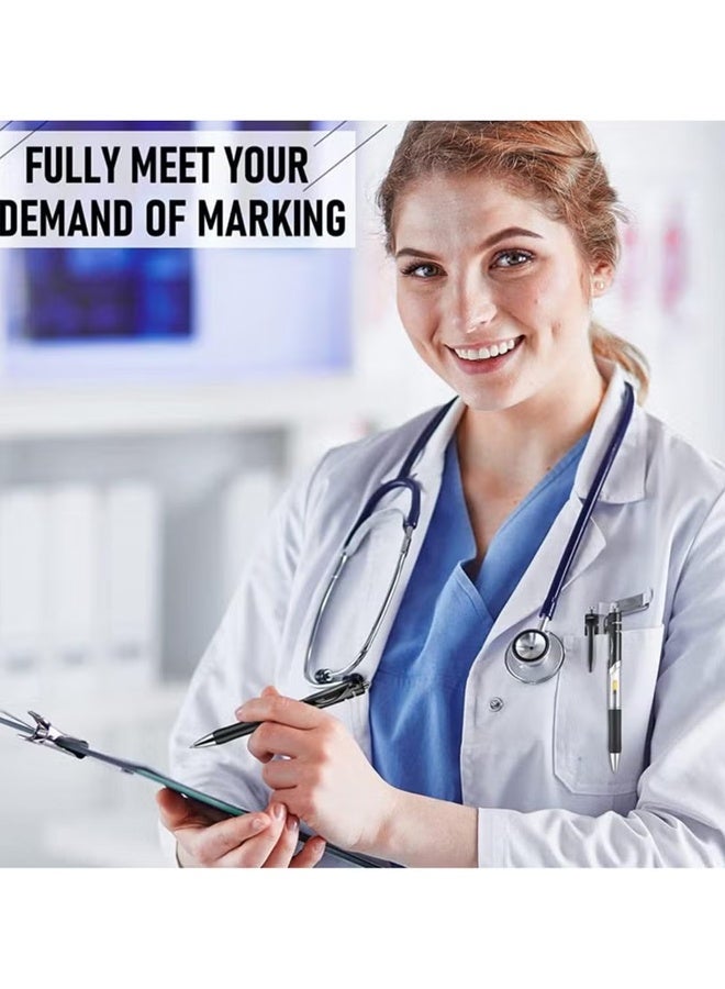 10 pcs  Retractable Ballpoint Pens,0.5 mm Medium Point Pens,Rolling Ball Refillable Pens Refillable Ink Pen Click Pens,Ballpoint Pens for Students Writing,School Office Supplies - Image 3