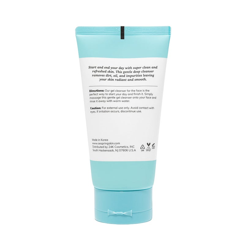 SeSpring Cleanse It Out Gel Cleanser Korean Face Wash With Camellia, Lotus, Tea Tree Oil, Korean Skin Care, Clean Beauty Products, Vegan, Cruelty Free, Korean Cleanser, Skin Cleanser 5 oz - Image 2