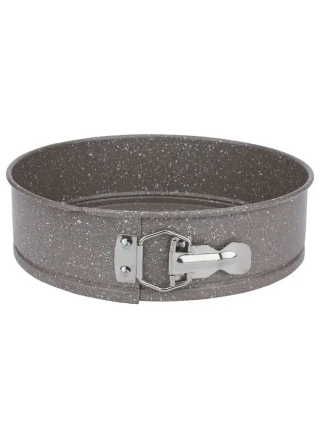 Alsaif Gallery - Backe Chef Round Cake Pan Light Brown Granite 24cm - Image 1