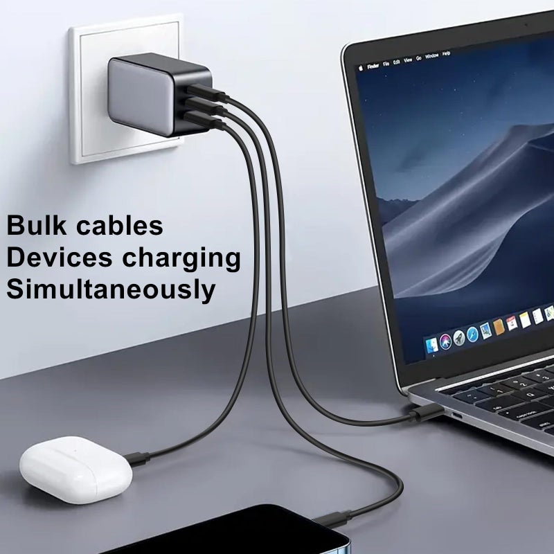 weishan 20-Pack USB C 48W PD Fast Charger Cable - Multipack USB-C to Type C Charging Cords Bulk, 3.3ft - Image 5