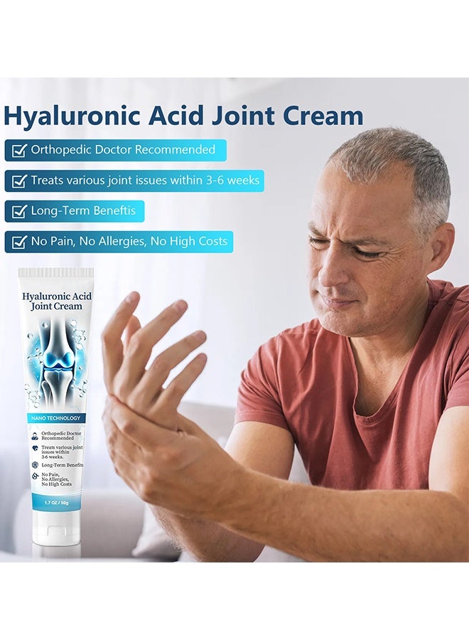 LANISKA Hyaluronic Acid Joint Repair Cream, Hyaluronic Acid Joint And Bone Cream For Arthritis, Quickly Relieve Joint Discomfort, Arthritis Cream, Quickly Relieve Joint Discomfort, Suitable For Joint Activities Throughout The Body, 50G - Image 3