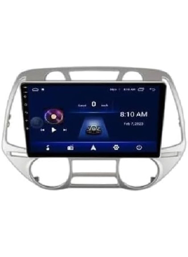 SHEZA STAR Android Car Stereo for Hyundai i20 2008-2012 1GB RAM 32GB ROM M-Link Wi-Fi BT, Radio GPS, 9 Inch IPS Touch Screen with AHD Camera Included - Image 1