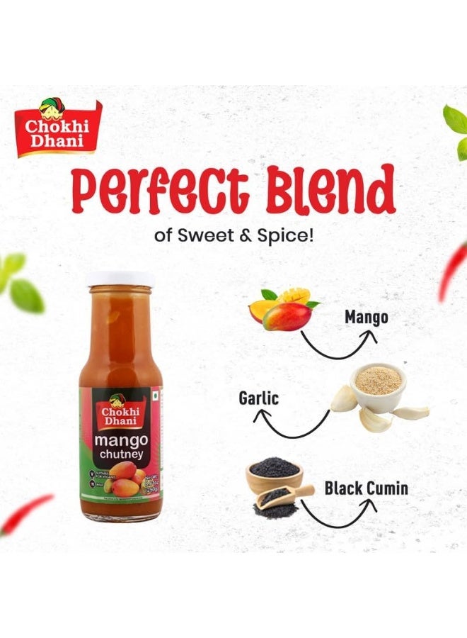 Chokhi Dhani Mango Chutney | Aam ki Chutney | Khatti Mithi Chutney | 250g - Image 5