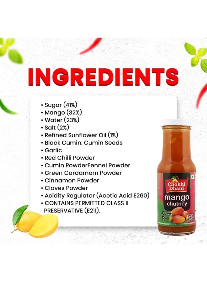 Chokhi Dhani Mango Chutney | Aam ki Chutney | Khatti Mithi Chutney | 250g - Image 4