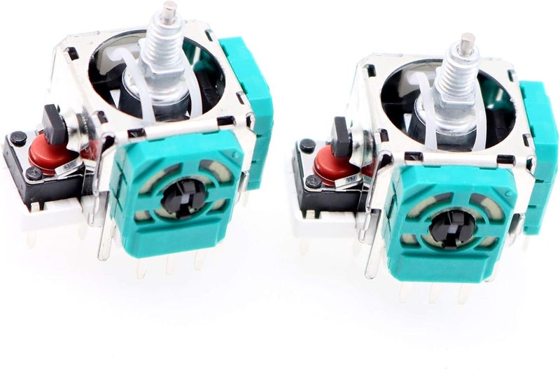 Deal4GO 2 Pack 3D Internal Analog Stick Joystick Modules Threaded Thumbstick Replacement for Xbox one Elite 2 Controller - Image 1