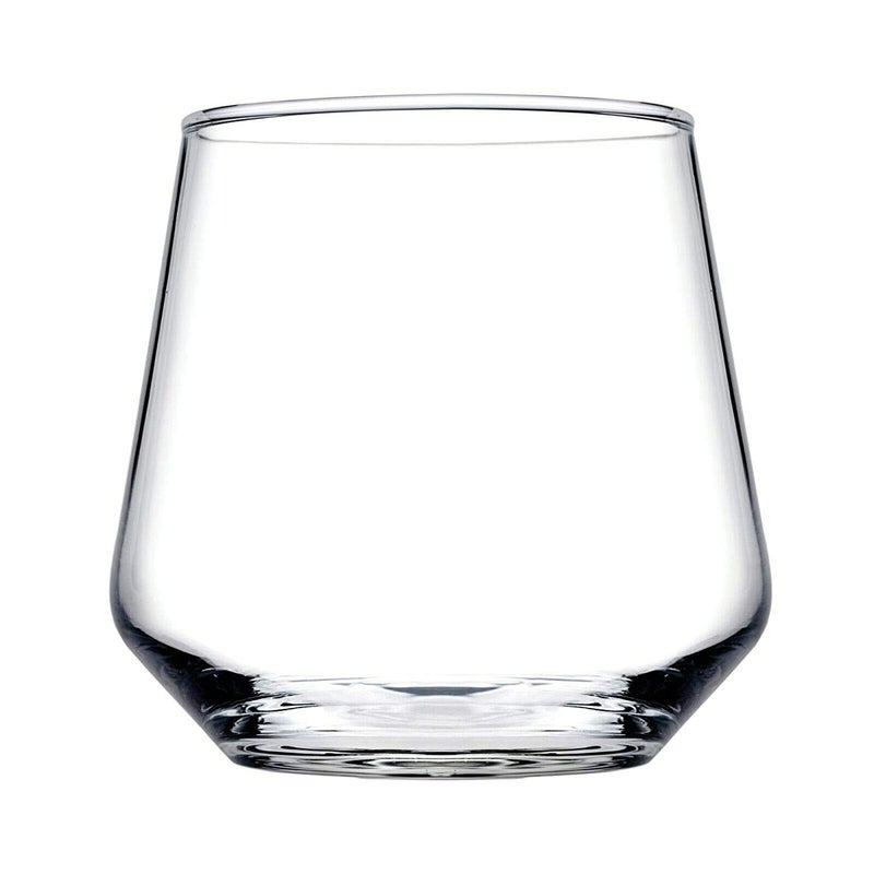 Wellxo Aqua Crystal Clear Whiskey Scotch Glass Set of 6 Pcs 300 ml Each Glass Set  - Image 2