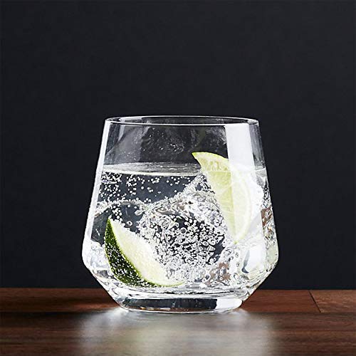 Wellxo Aqua Crystal Clear Whiskey Scotch Glass Set of 6 Pcs 300 ml Each Glass Set  - Image 4
