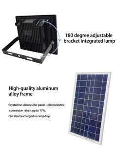 Generic Outdoor Solar Floodlight with Remote, Solar Security Lights Wide Angle Illumination 6500Kevin Waterproof Solar Flood Lights for Wall, Garden, Yard, Fence, Garage  - Image 2