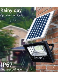 Generic Outdoor Solar Floodlight with Remote, Solar Security Lights Wide Angle Illumination 6500Kevin Waterproof Solar Flood Lights for Wall, Garden, Yard, Fence, Garage  - Image 3
