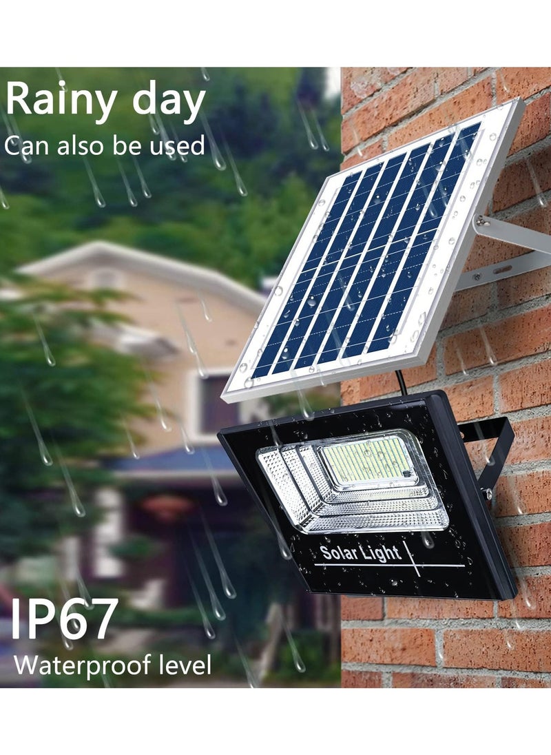 Generic Outdoor Solar Floodlight with Remote, Solar Security Lights Wide Angle Illumination 6500Kevin Waterproof Solar Flood Lights for Wall, Garden, Yard, Fence, Garage  - Image 3