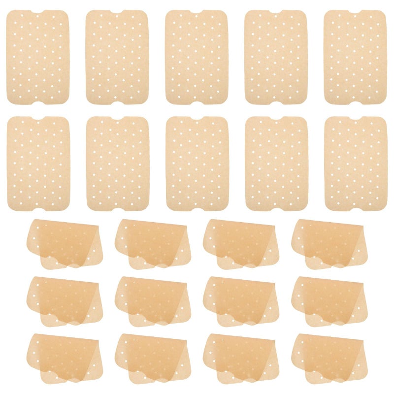 Unbleached Perforated Parchment Paper Liners 200 Sheets 29 5 X 19 3 Cm For Air Fryer And Oven - Image 2