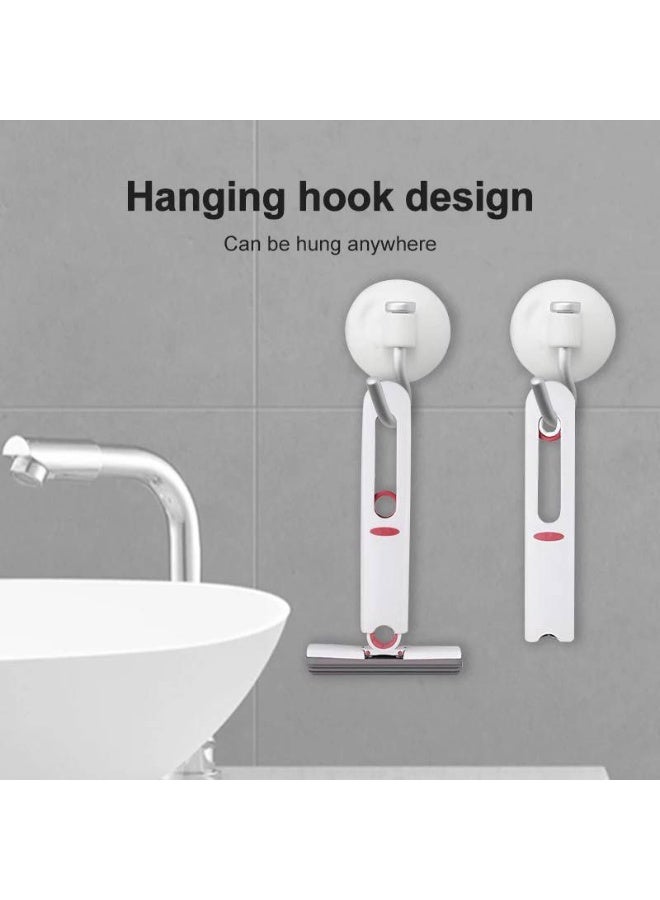 Portable Mini Sponge Mop with Self-Squeeze Design, Small Cleaning Mop for Kitchen, Bathroom, Car & Glass Surfaces - Image 1