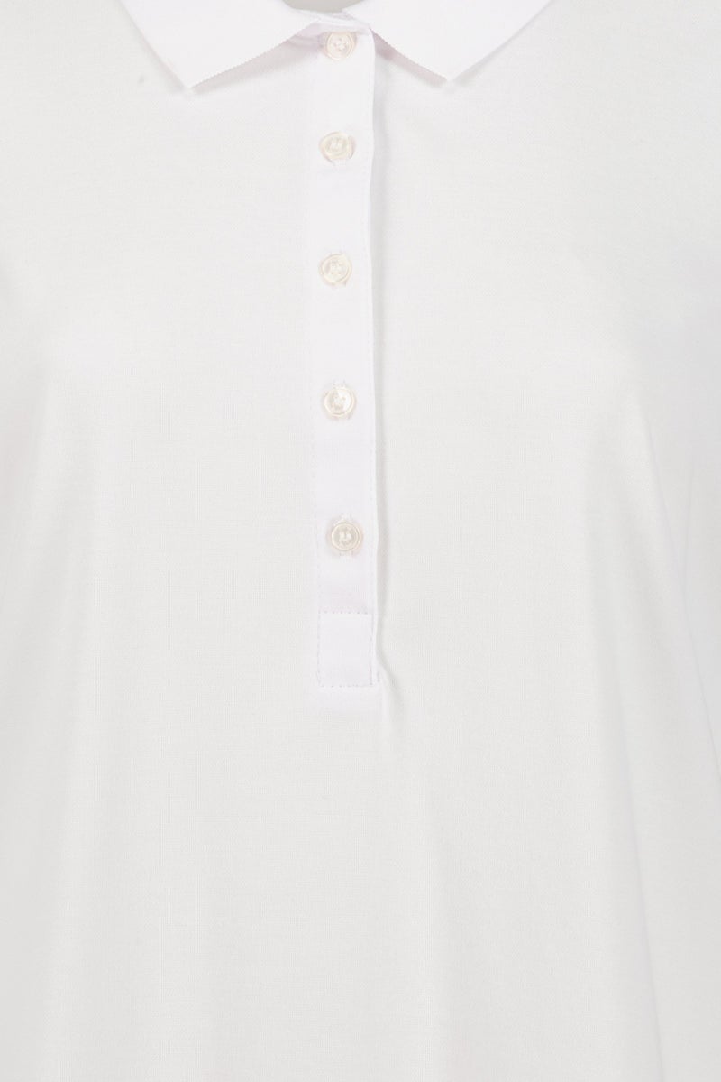 Ping Women Sportswear Fit Short Sleeve Outdoor Polo Shirt, White - Image 5