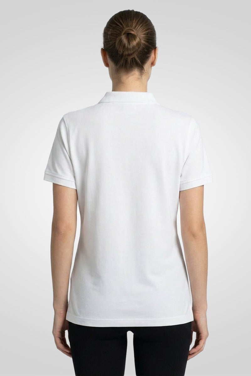 Ping Women Sportswear Fit Short Sleeve Outdoor Polo Shirt, White - Image 4