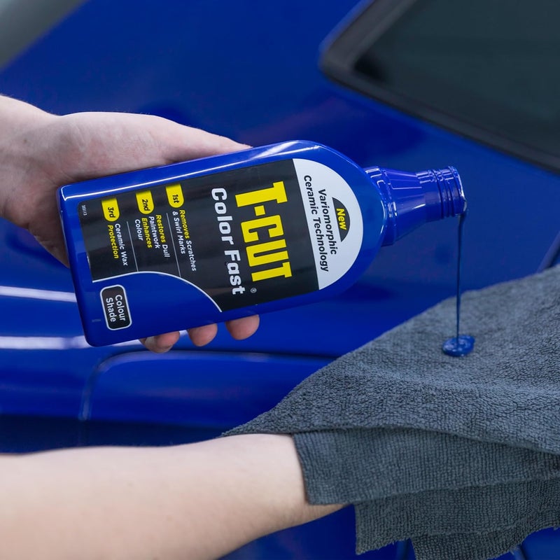T-Cut Dark Blue Scratch Remover Color Fast Paintwork Restorer Car Polish - 17 Fl Oz 13 Colours Available - Image 3