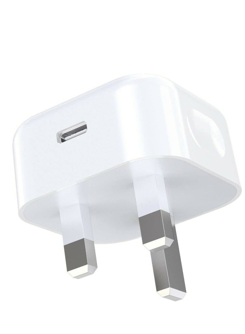 ELTRAZONE Charger For Oppo A54 /A74 /A94 /A53 /A76 /A96 /A36 /A11s /K9x /Reno4 /Find X3 Lite Plug, 20W USB C Charger Plug Type C Fast PD Adapter Mains UK Wall Charger With Fast Charging Cable - Image 2