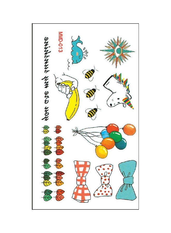 نيبمينينت ملصق تاتو مؤقت عصري مقاوم للماء متعدد الألوان - Image 1