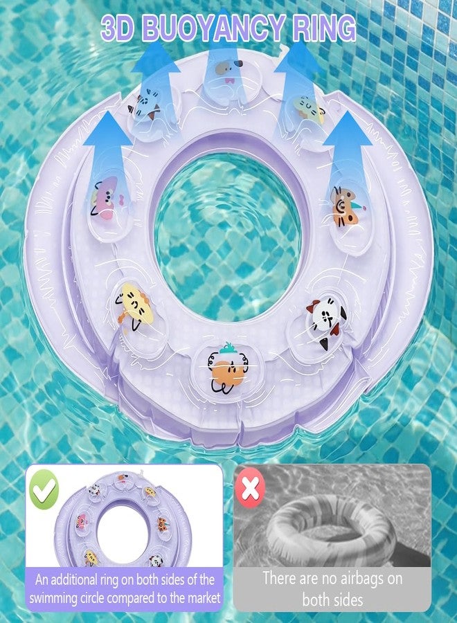 Proberos® Inflatable Swimming Pool Tube for Kids 10-20kg, Anti Rollover PVC Swim Tubes Double Layer Chamber & Leaking Proof Valve Design, Cartoon Summer Swimming Pool Float Safe Tube for Kids, 23-66cm - Image 5