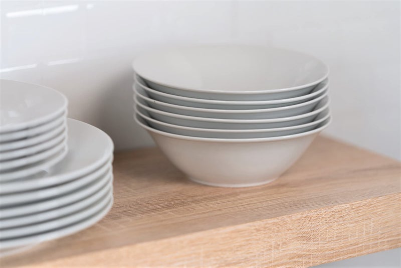 10 Strawberry Street Simply White 7" Round Cereal Bowl, Set of 6 - Image 5