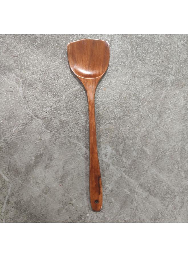 Non-stick Pan Wooden Shovel Special Wooden Shovel Household High Temperature Resistant Wooden Shovel Cooking Spoon With Long Handle Kitchenware Solid Wood Spatula