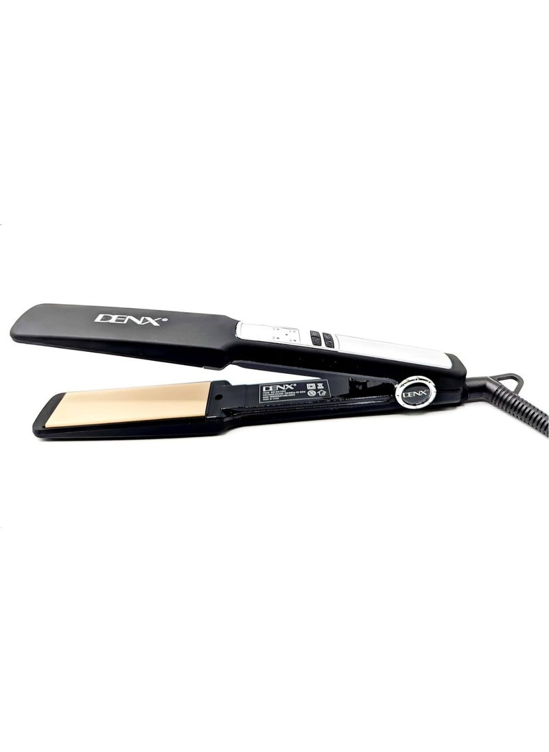 Denx Professional Hair Straightener With 2.5 Meter Swivel Cord, Ceramic Plates, Adjustable Temperature, Fast Heating, Anti-Frizz Technology, And Auto Shut-Off - Image 3